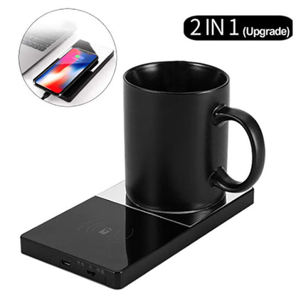 2-in-1 Mug Warmer & Wireless Charger - Quick Hack