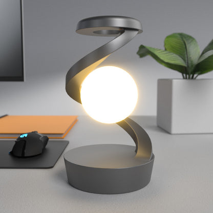 Rotating Moon Desk Lamp with Wireless Charging - Quick Hack