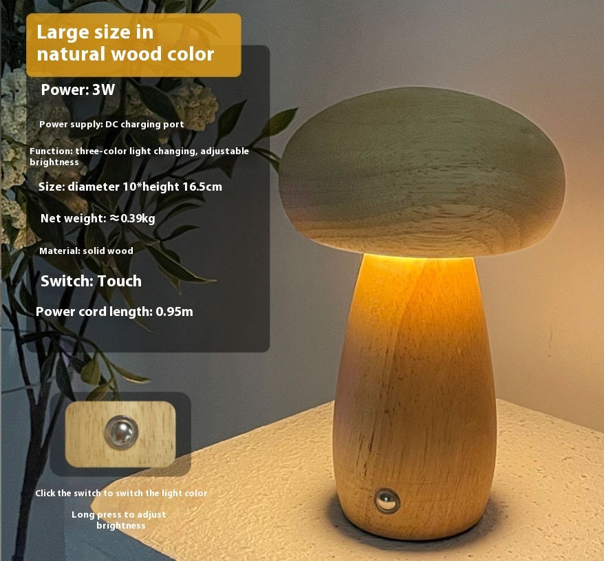 Creative Mushroom Bedside Night Lamp