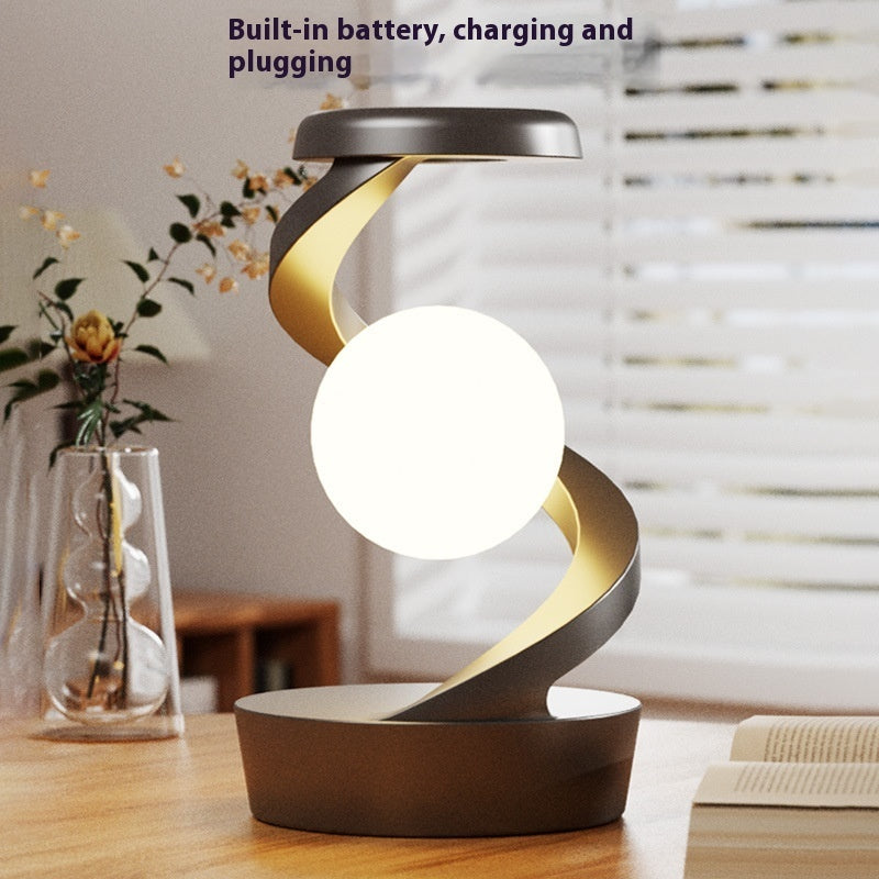 Rotating Moon Desk Lamp with Wireless Charging - Quick Hack