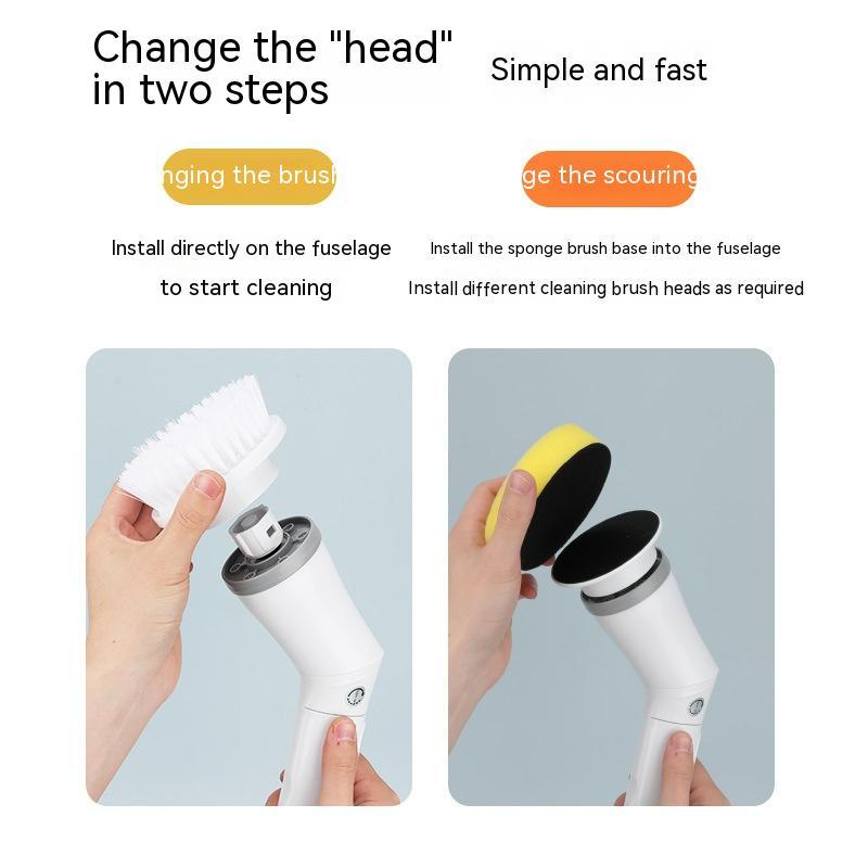 Electric Spin Scrubber - Effortless, Powerful Cleaning - Quick Hack